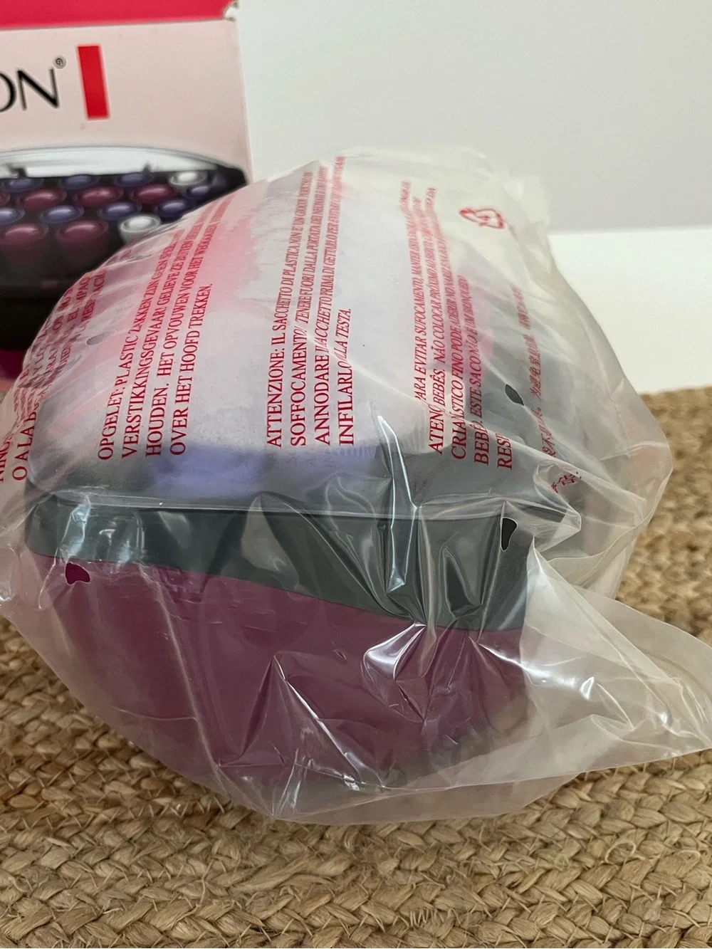 NIOB - Remington Pink and White Hot Roller Set for Hair